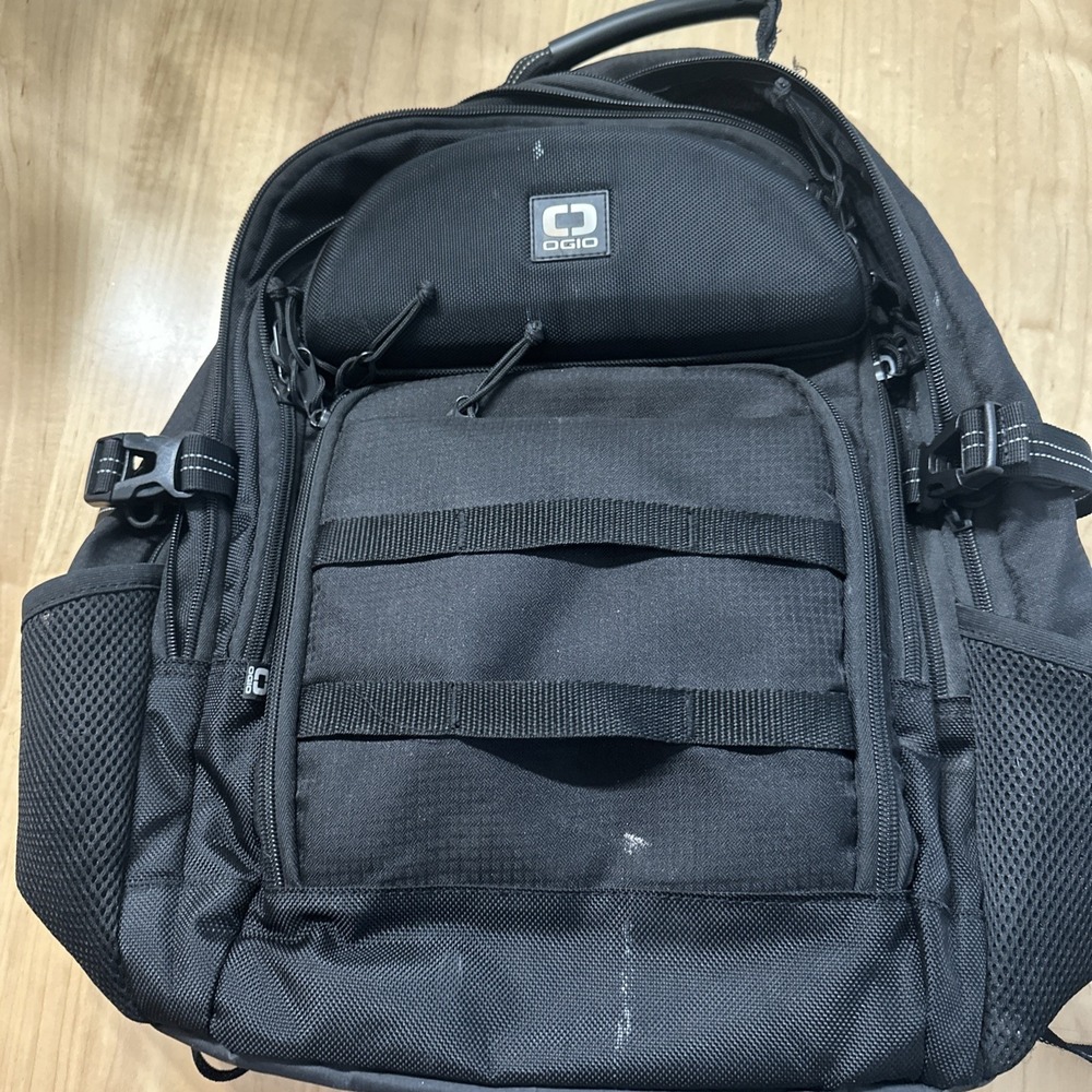 OGIO Alpha Prospect Tactical Travel Laptop Backpack Black Mens Unisex Bag